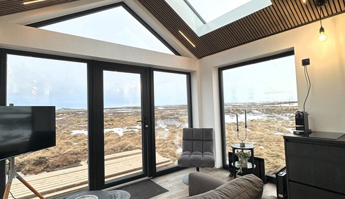 Habitación panorámica, vistas a la montaña