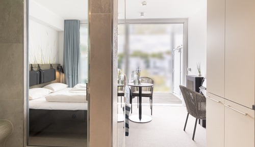 Habitación Confort doble, balcón, vistas al jardín