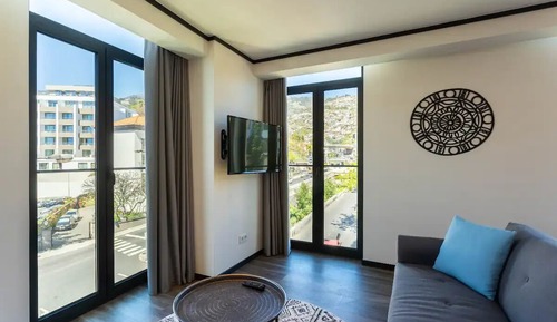 Estudio familiar, 1 cama doble con sofá cama
