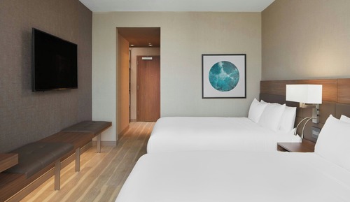 Habitación estándar, 2 camas de matrimonio, no fumadores, vistas a la ciudad