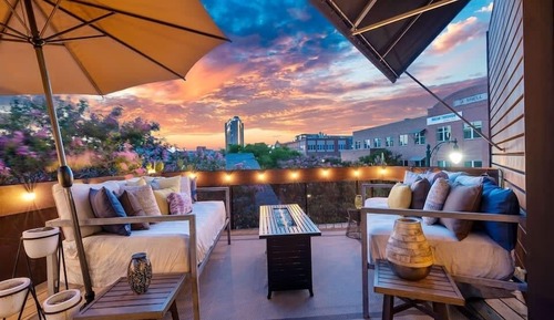 Apartamento Deluxe, 2 habitaciones, cocina, vistas a la ciudad