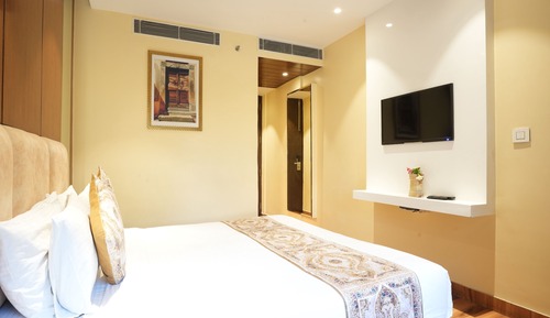 Habitación de lujo doble, vistas al jardín