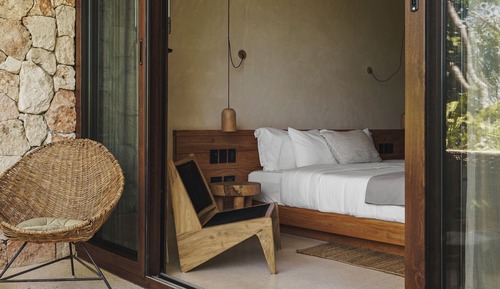 Apartamento de diseño, 1 cama de matrimonio grande (6B)