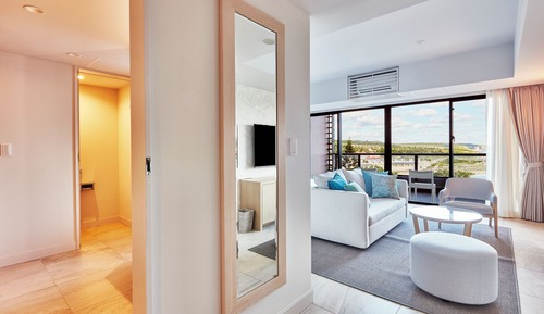 Habitación Deluxe con 2 camas individuales, no fumadores, vistas al mar (2-4 floor, Large)
