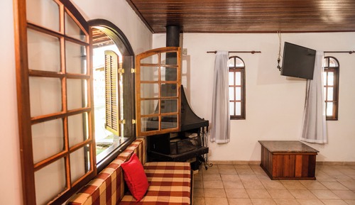 Chalet Deluxe, lanai, vistas al patio