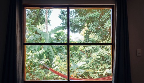 Habitación cuádruple, vistas al jardín