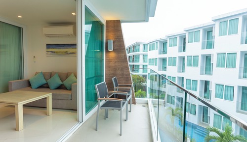 Apartamento básico, vistas a la piscina