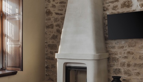 Treasure Room with Fireplace and Bathtub