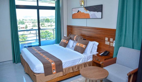 Habitación individual Deluxe, balcón, vistas a la ciudad