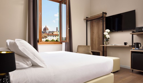 Habitación Deluxe con 1 cama doble o 2 individuales, vistas a la ciudad