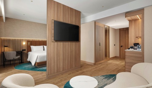 Habitación Deluxe, 1 cama de matrimonio grande, vistas a la ciudad