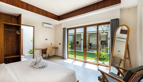Villa, 1 habitación, en la zona del jardín