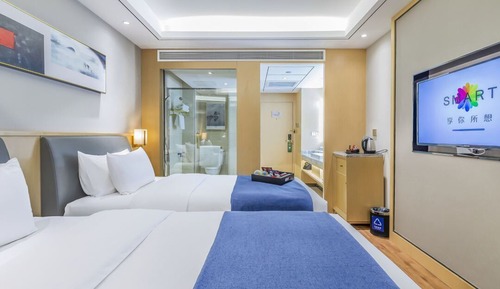 Habitación de lujo con 2 camas individuales