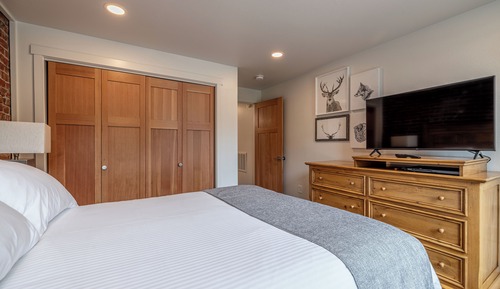 Suite Deluxe, 1 cama de matrimonio con sofá cama, cocina, vistas a la ciudad