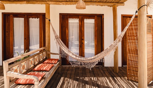 Chalet Deluxe, vistas a la piscina