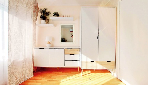 Apartamento estándar, varias camas, Aire acondicionado