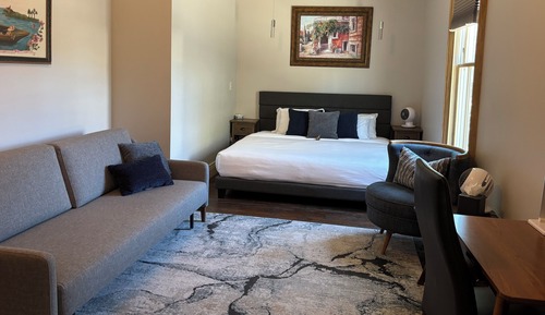Habitación Confort, 1 cama de matrimonio grande con sofá cama, no fumadores, baño privado
