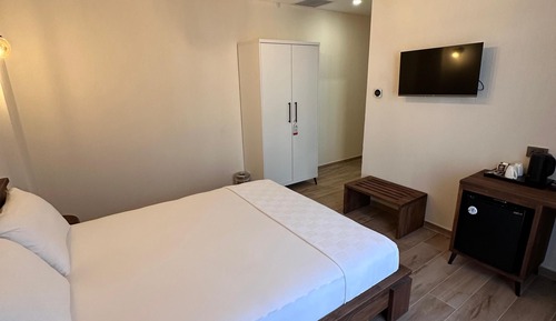 Habitación económica doble, vistas al jardín