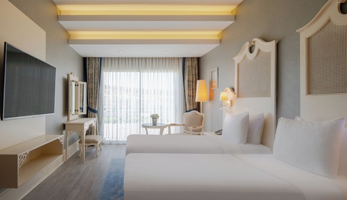Habitación estándar, varias camas, vistas al mar