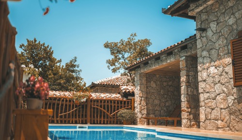 Villa, vistas a la piscina