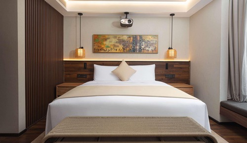 Suite, 1 cama de matrimonio grande con sofá cama, fumadores (Garden)