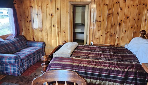 Cabaña básica, 1 cama de matrimonio