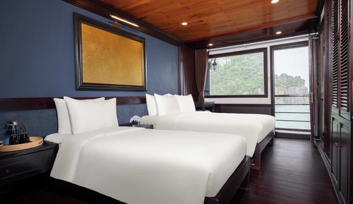 Habitación Deluxe doble, balcón, vistas a la bahía