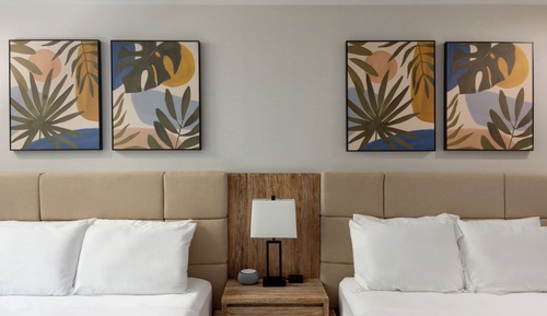 Habitación doble, 2 camas de matrimonio