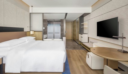 Habitación Deluxe, 1 cama de matrimonio grande, no fumadores, vistas a la ciudad