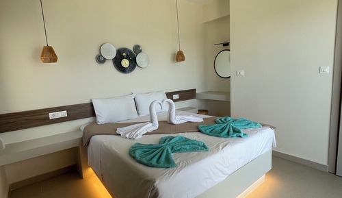 Suite Deluxe, 1 cama de matrimonio con sofá cama, no fumadores, vistas al mar