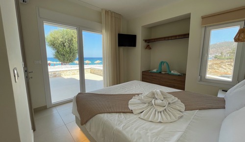Suite Deluxe, 1 cama de matrimonio con sofá cama, no fumadores, vistas al mar