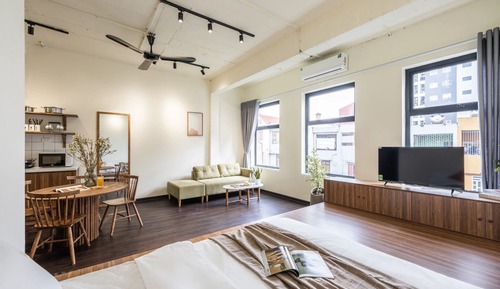 Estudio Deluxe, vistas a la ciudad