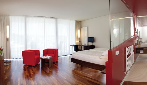 Habitación doble superior, vistas al jardín