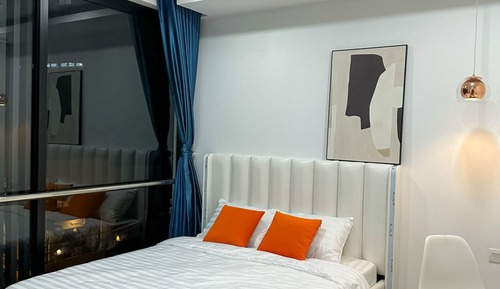 Apartamento Deluxe, 2 habitaciones, bañera, vistas a la ciudad