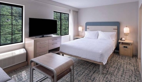 Suite, 1 cama de matrimonio grande, accesible para personas con discapacidad (Efficiency, Hearing)