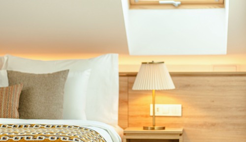 Habitación Deluxe doble, 1 cama de matrimonio grande con sofá cama