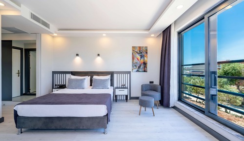 Habitación económica, vistas al jardín