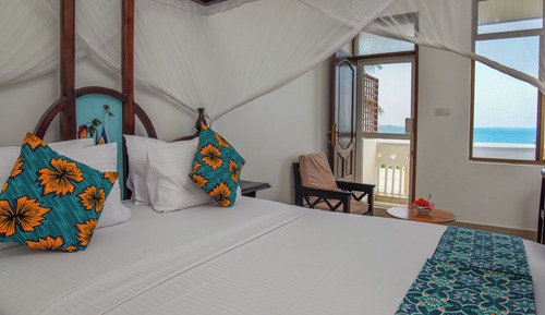 Habitación Deluxe doble, balcón, vistas al mar