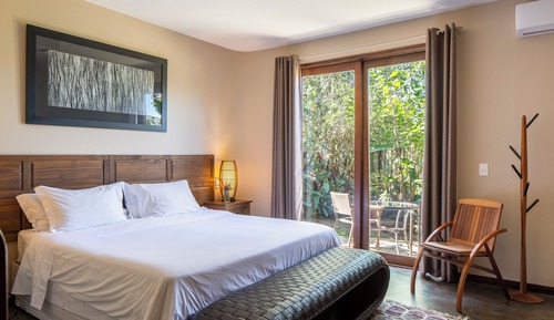 Suite romántica, patio, vistas al jardín