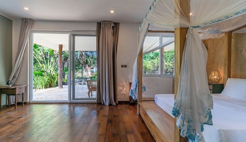Villa Deluxe, bañera de hidromasaje, vistas al mar