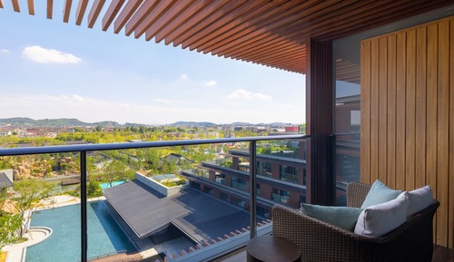 Habitación ejecutiva, 1 cama de matrimonio grande, balcón, vistas al jardín