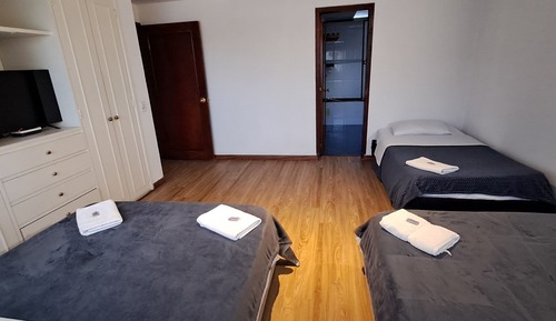 Habitación familiar, vistas a la ciudad