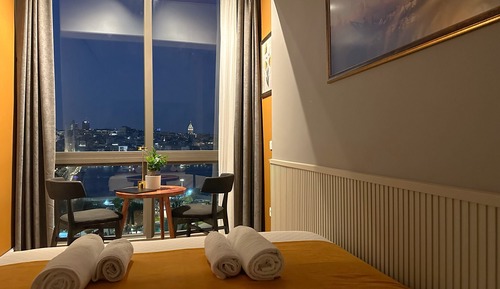 Habitación Deluxe doble, baño privado, mirando al mar