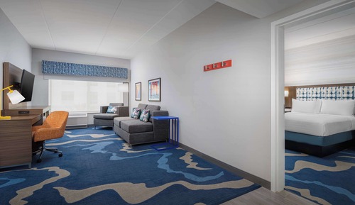 Suite, 2 camas de matrimonio, frigorífico y microondas (Wet bar)