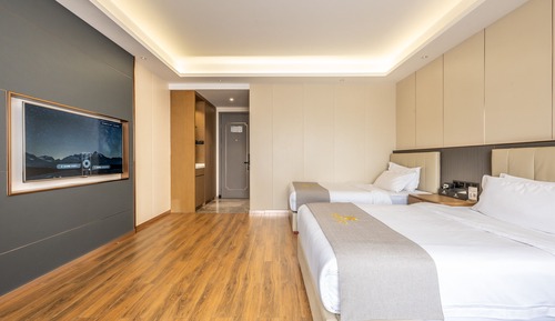 Habitación Deluxe con 2 camas individuales, vistas a la ciudad
