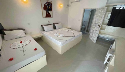 Habitación triple estándar, terraza