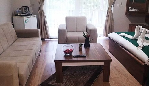 Suite estudio Deluxe, balcón, vistas al jardín