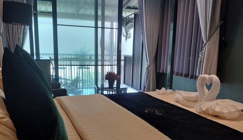 Habitación de diseño, vistas al mar