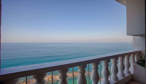 Estudio, 1 cama de matrimonio grande, no fumadores, vistas al mar (Kitchenette, Balcony)