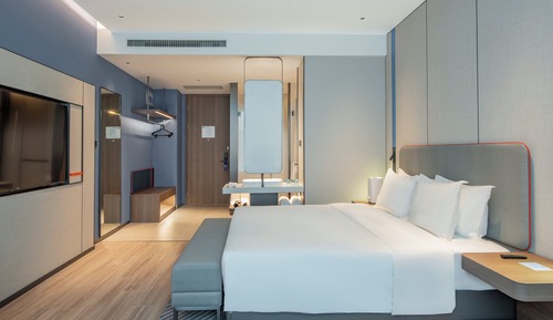 Habitación estándar, 1 cama de matrimonio grande, vistas a la ciudad